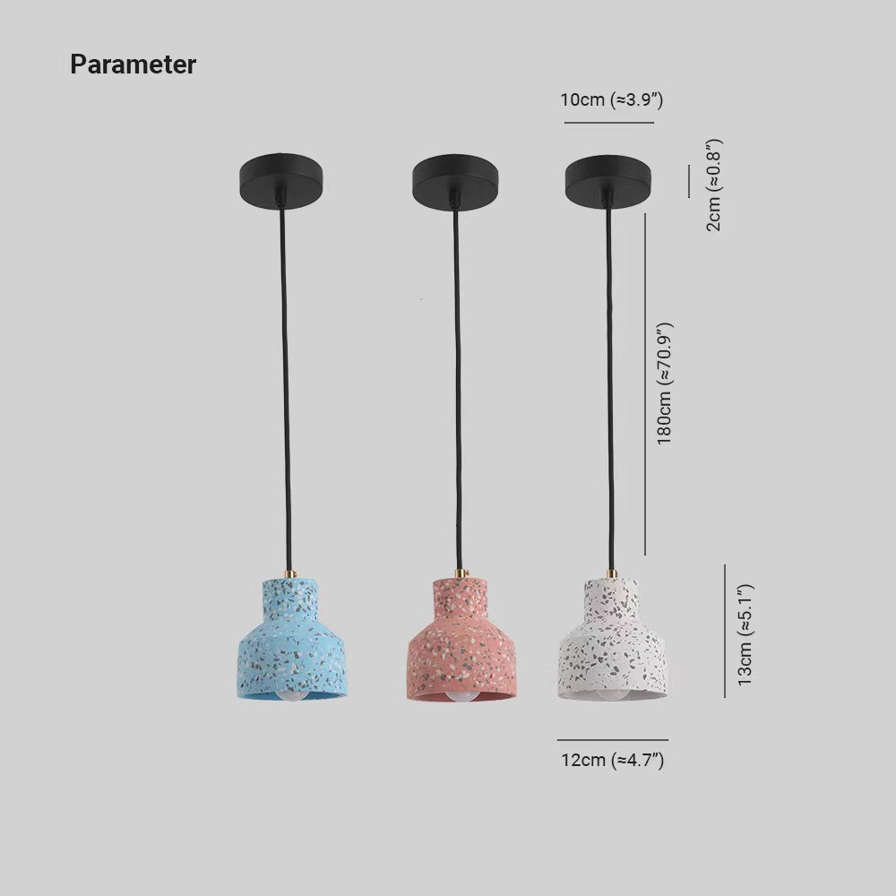 Morandi Pendant Light, Cement, Modern & Industrial, 4 Color - Lumpaz