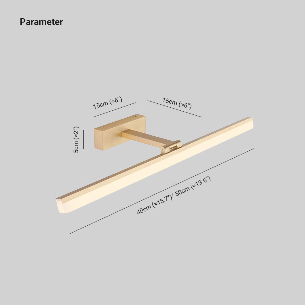 Edge Modern Simple Long Linear Acrylic Wall Lamp - Lumpaz