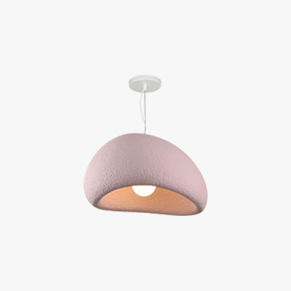 Byers Wabi-Sabi Spherical Cloud Pendant Light, Gray/White/Pink/Blue - Lumpaz