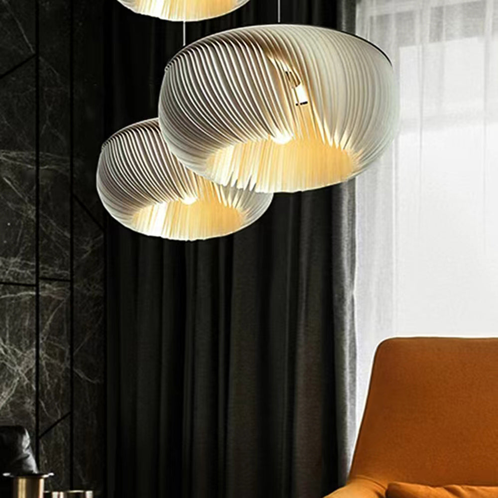 Renée Nordic Circle Nature Pendant Light, Living Room/Dining Room - Lumpaz