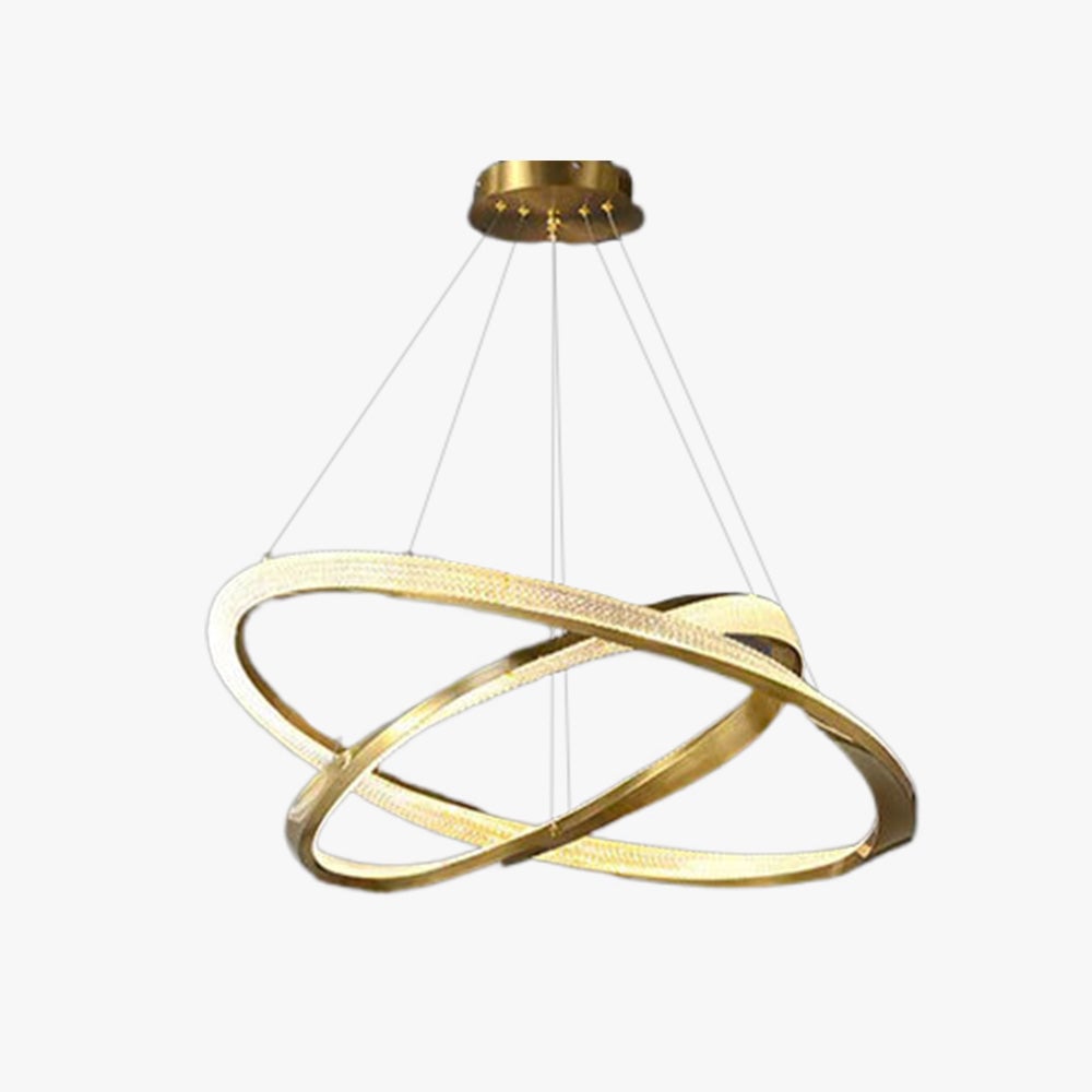 Kirsten Pendant Light, Aluminium & Arcylic, 1/2 Rings, 2 Color - Lumpaz