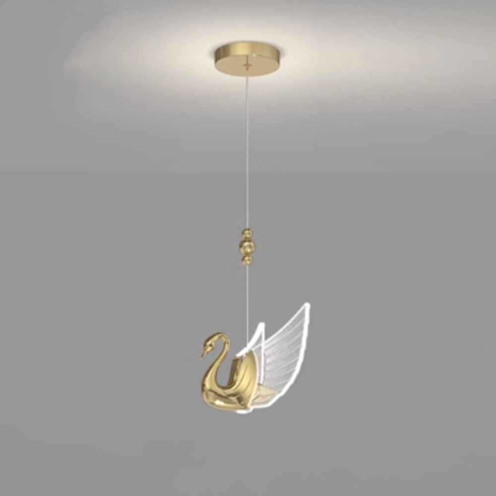 Kady Modern Creative Swan Pendant Light, 2 Color - Lumpaz