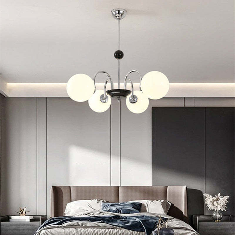 Modern Globe Glass Art Deco Chandelier, Living Room - Lumpaz