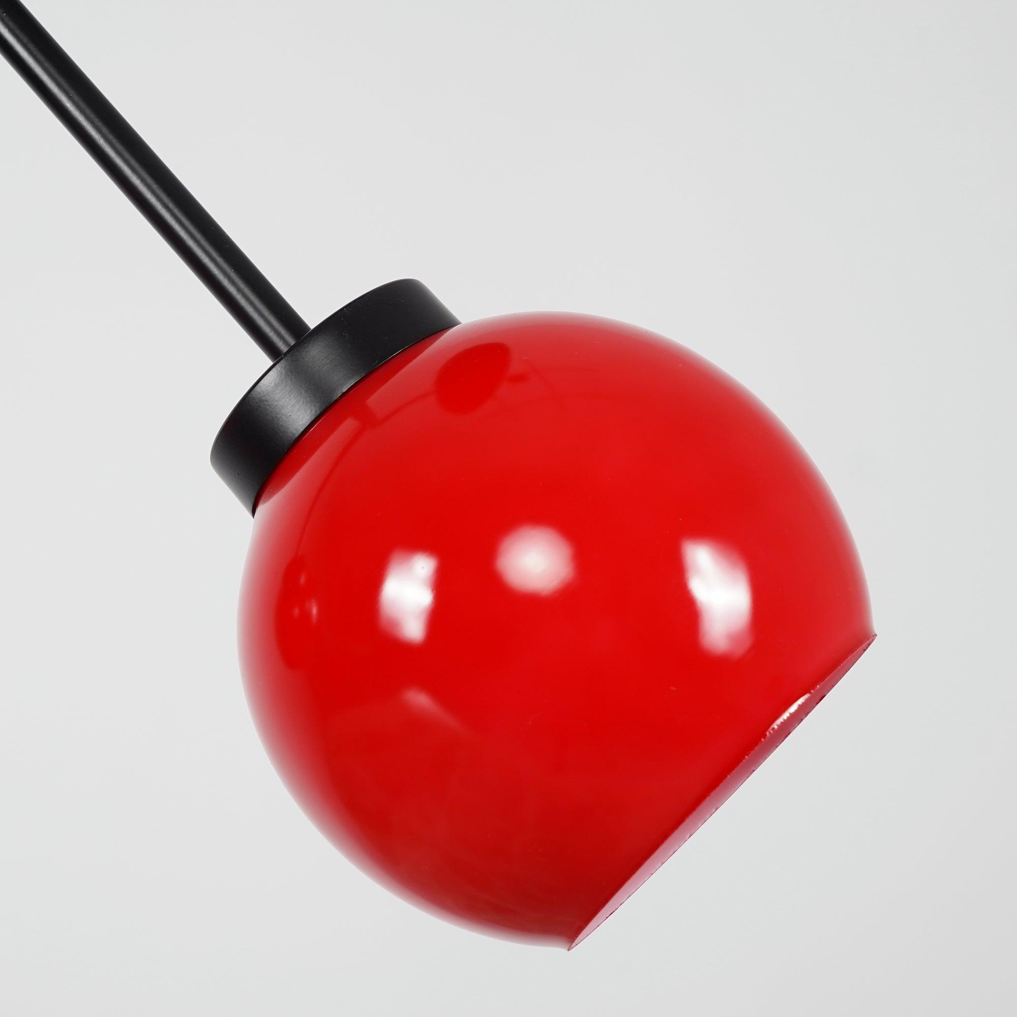 Valentina Cherry Pendant Light, Metal & Glass, 3 Color - Lumpaz