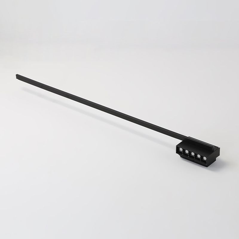 Edge Minimalist Linear Metal Vanity Wall Light Black Bathroom - Lumpaz