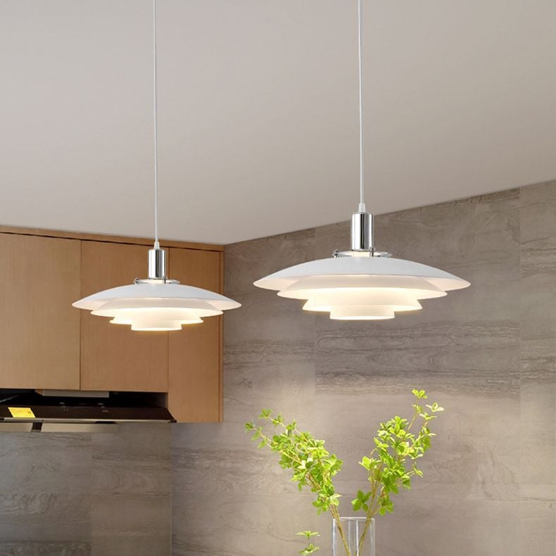 Carins Cluster White Nordic Pendant Light Living Room/Kitchen - Lumpaz