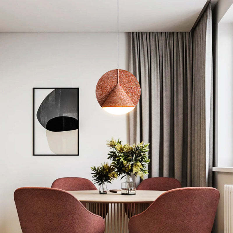 Zaid Modern LED Colorful Shade Hanging Pendant Light - Lumpaz