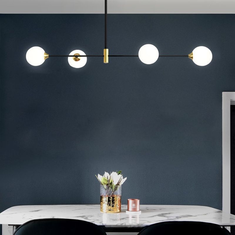 Valentina Nordic Bubble Metal Pendant Light, Black - Lumpaz