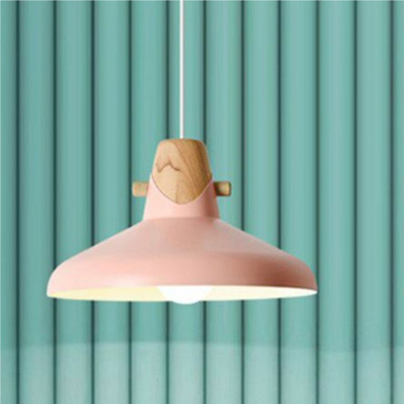 Morandi Nordic Dome Metal Pendant Light, Bule/Green/Pink - Lumpaz