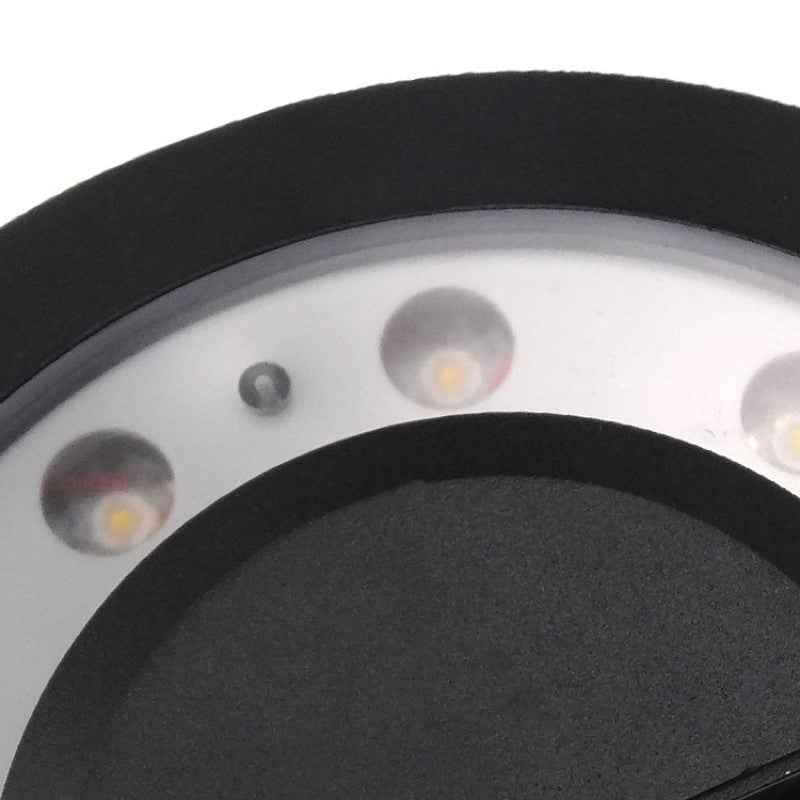 Orr Wall Lamp Flying Saucer, Metal LED, Black, Outdoor - Lumpaz