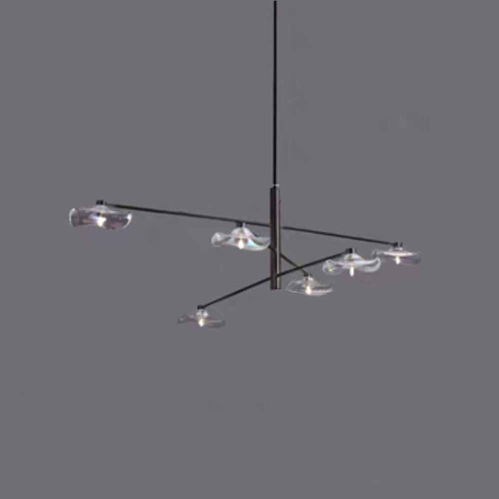 Carins Modern Branch Metal Pendant Light, Clear/Multicolor - Lumpaz