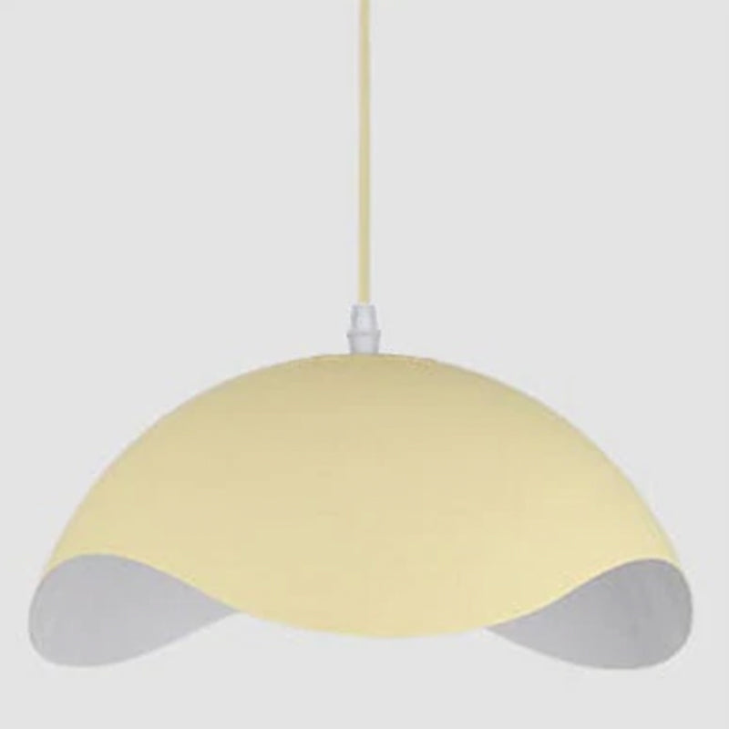 Morandi Colorful Shade Single Pendant Lights, Wood & Metal - Lumpaz