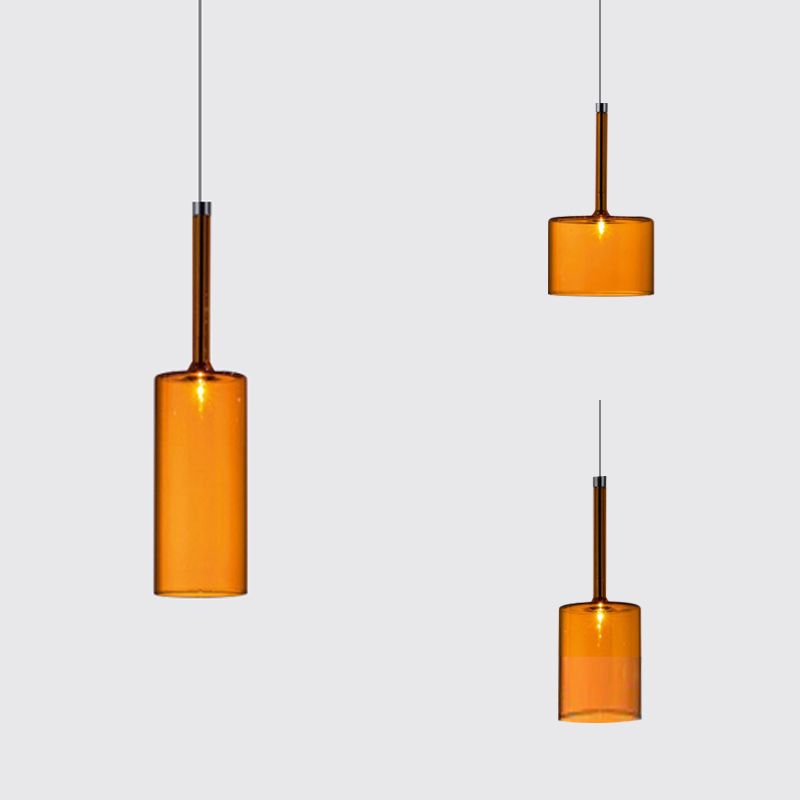 Hailie Minimalist Modern Glass LED Pendant Light 3 Style - Lumpaz