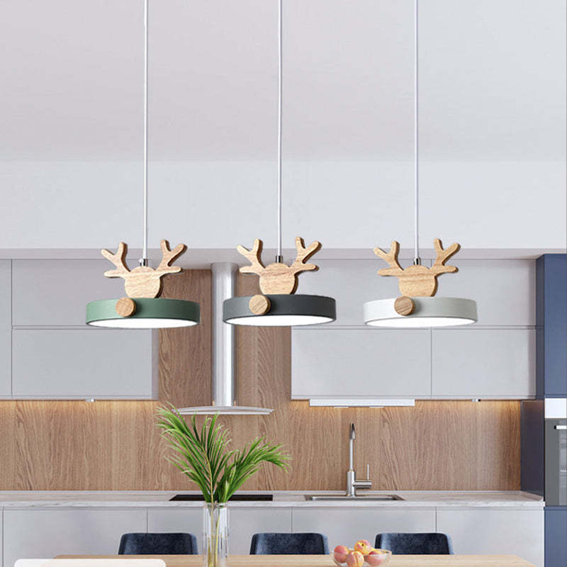 Morandi Deer Cluster Pendant Light 3 Color, 1/3 Heads - Lumpaz