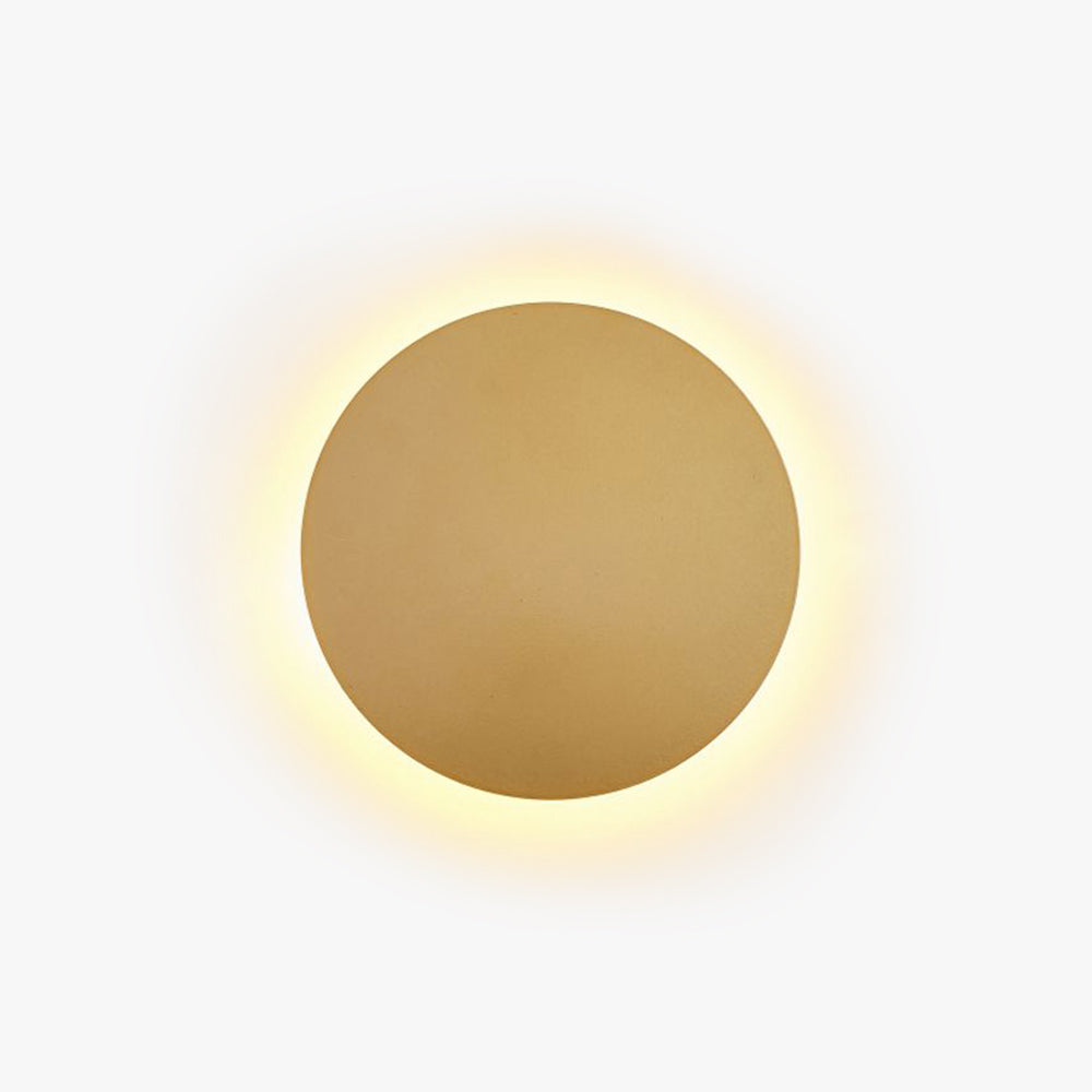 Orr Modern Round Wall Mounted Lamp, Metal, Bedside/Living Room - Lumpaz