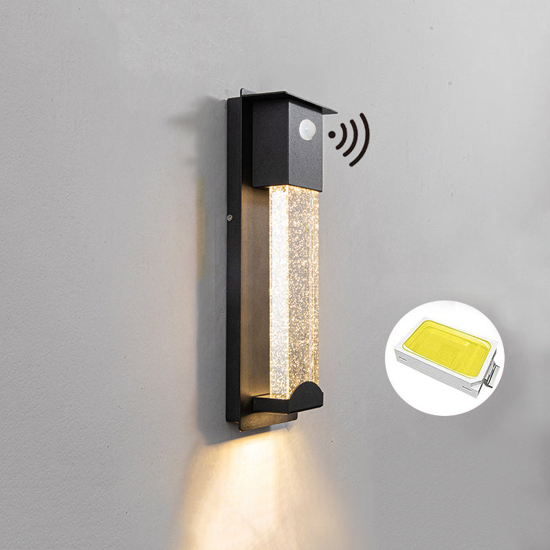 Orr Outdoor Wall Lamp, Steady/Sensor Lights - Lumpaz