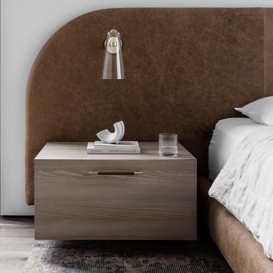 Blair Nordic Modern Wall Lamp, Glass/Metal, Living Room - Lumpaz