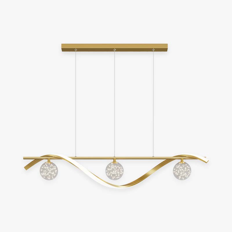 Pendant Light, Black/Gold, Kitchen/Living Room - Lumpaz