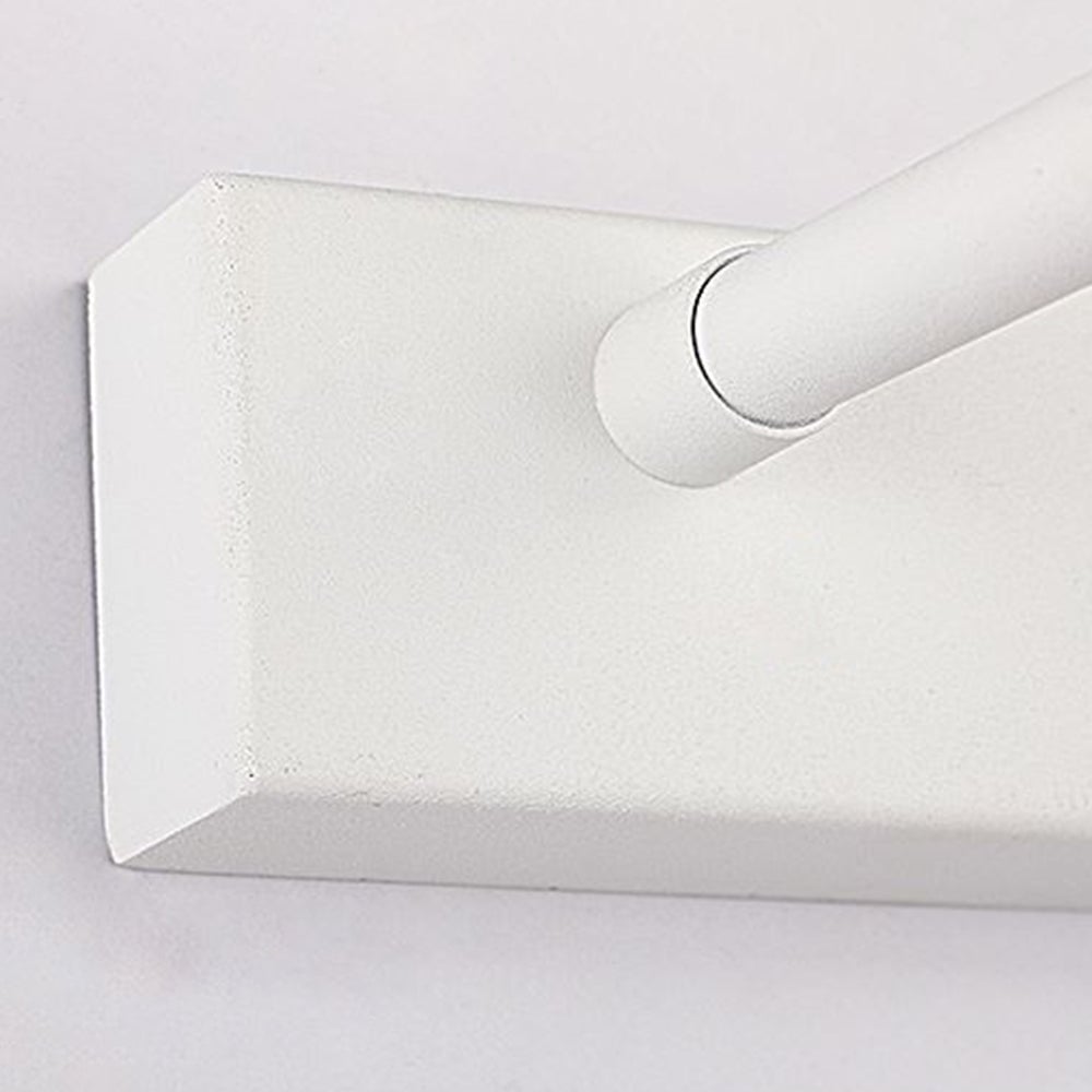 Leigh Decorative Modern Metal/Acrylic Wall Lamp, Black/White, Bathroom - Lumpaz