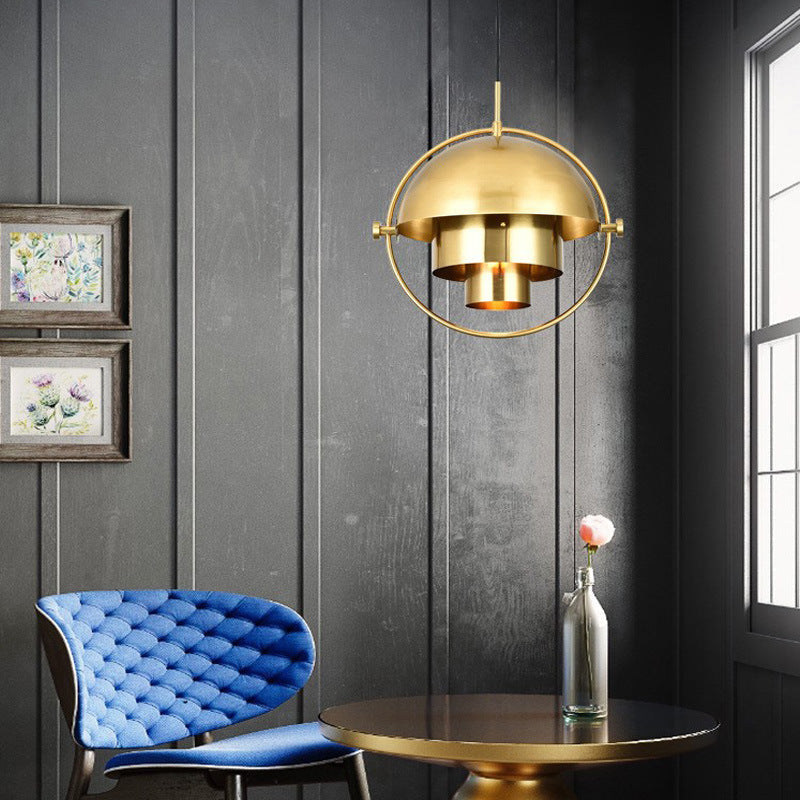 Modern Geometric Metal Pendant Light, Kitchen Island - Lumpaz