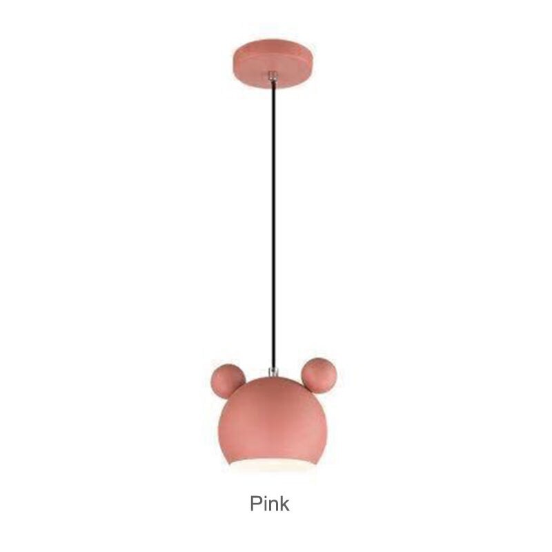 Morandi Modern Cartoon Beer Shape Metal Pendant Light, Multicolor - Lumpaz