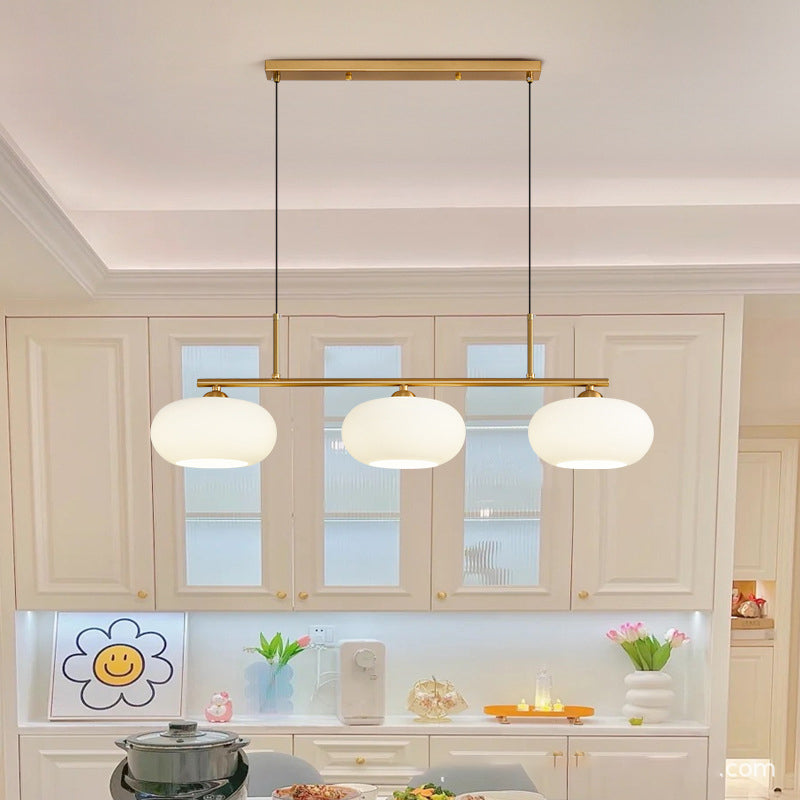 Hailie Cream Cluster Pendant Light, 3 Heads - Lumpaz