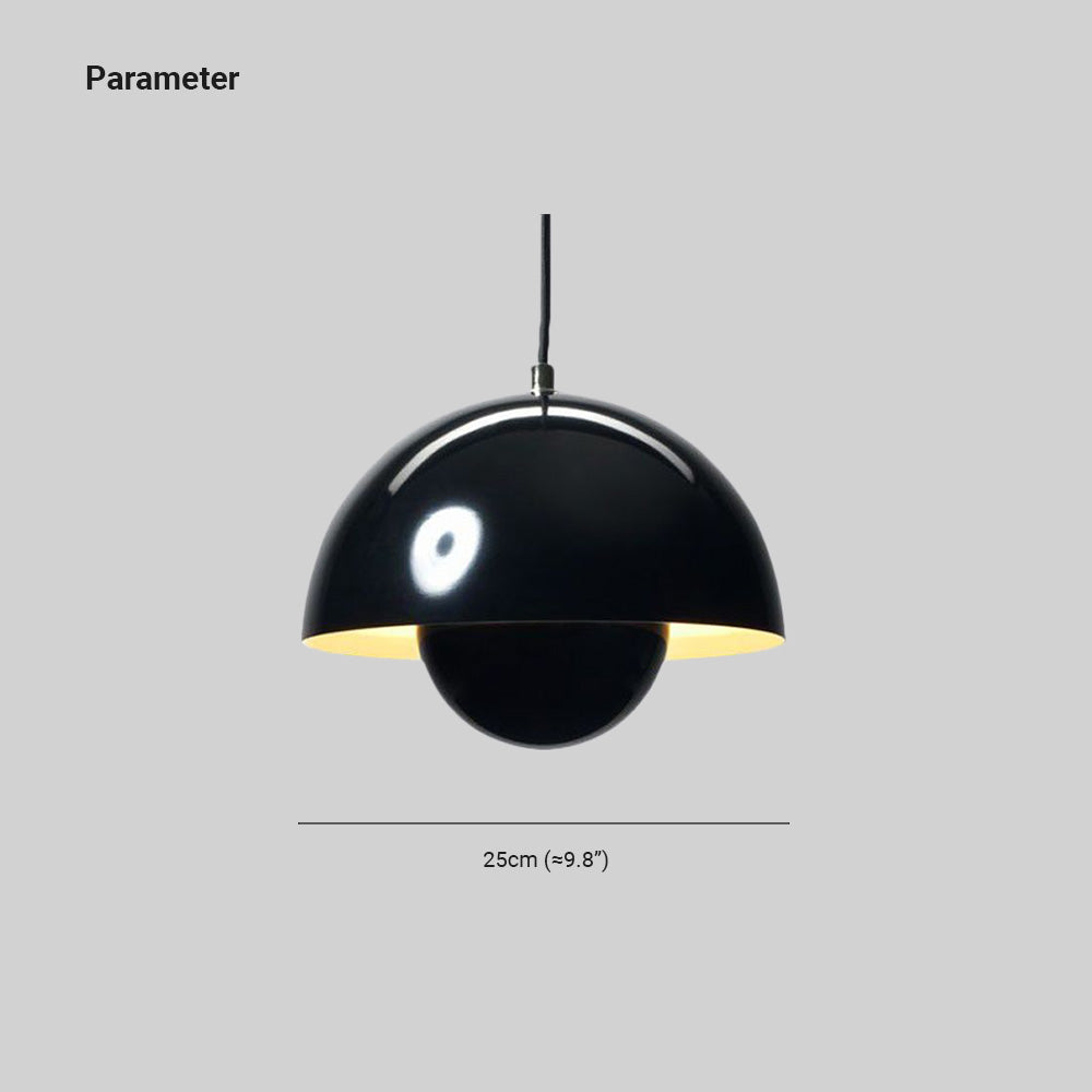 Morandi Modern Colorful Art Deco Pendant Light Metal Bedroom - Lumpaz