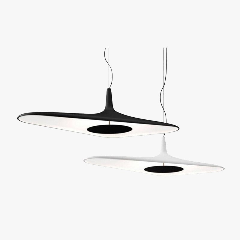 Carins Modern Minimalist ResinCreative Pendant Light, Black/White - Lumpaz