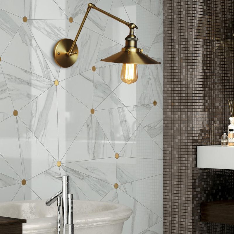 Alessio Vintage Adjustable Wall Lamp, Bedroom - Lumpaz