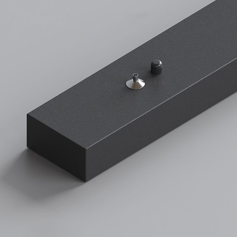 Edge Modern Metal Linear Pendant Light, Black & Gold - Lumpaz