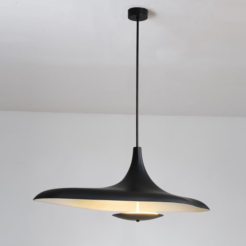 Carins Modern Minimalist ResinCreative Pendant Light, Black/White - Lumpaz