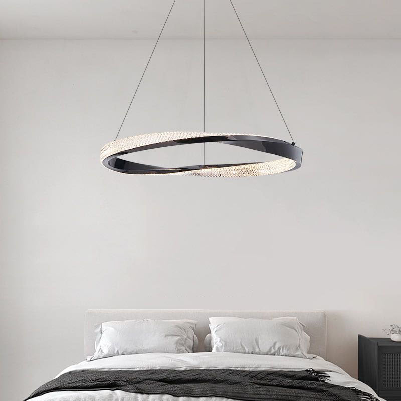 Kirsten Pendant Light, Aluminium & Arcylic, 1/2 Rings, 2 Color - Lumpaz