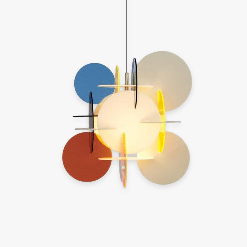 Morandi Modern Colorful Art Creative Pendant Light, Metal/Acrylic - Lumpaz