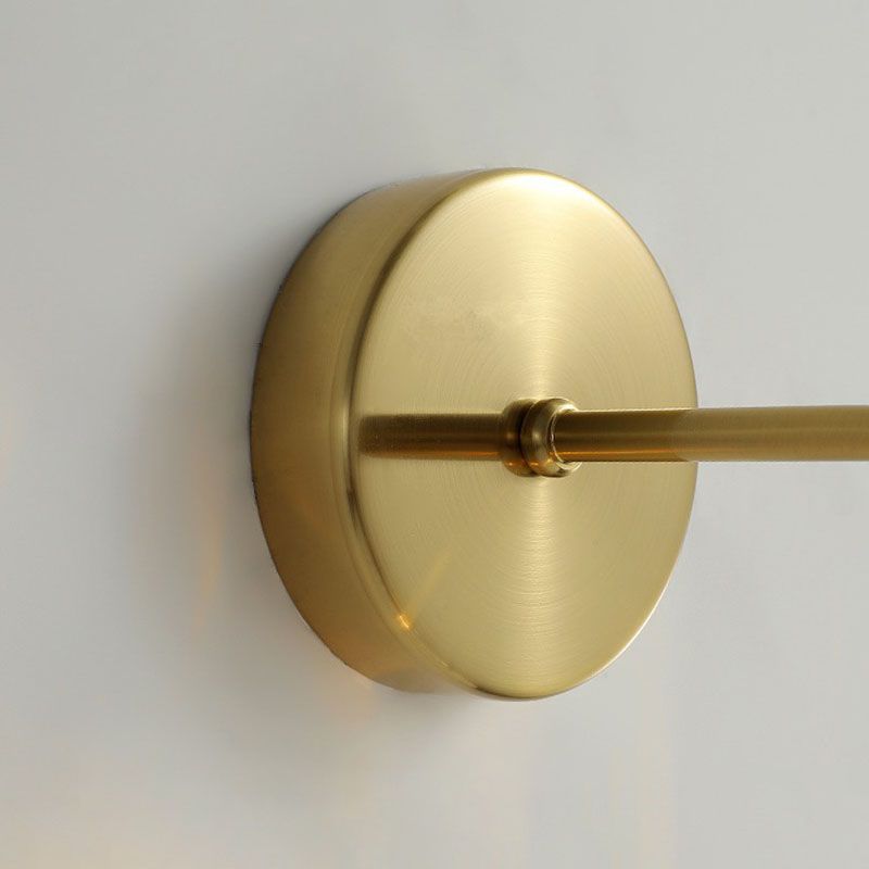 Valentina Vanity LED Wall Lamp, Black/Gold - Lumpaz