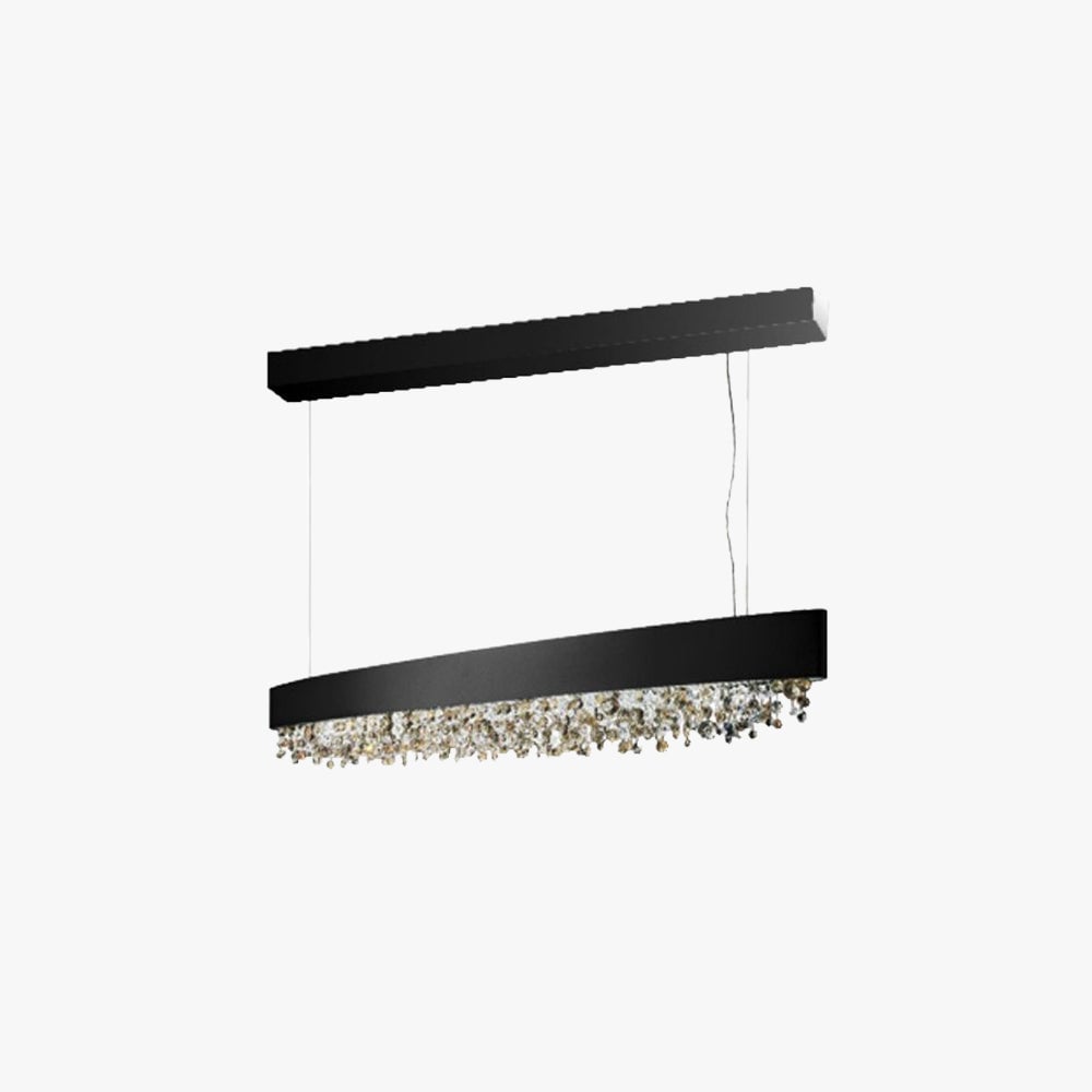 Marilyn Modern Crystal Pendant Light Black/White/Brown/Gold - Lumpaz