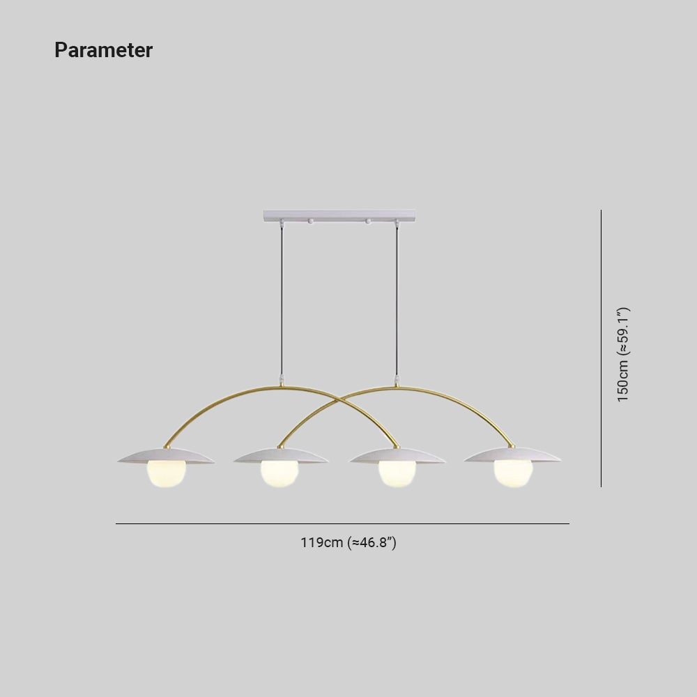 Carins Metal Cluster Pendant Light, 31.5"/46.8" - Lumpaz