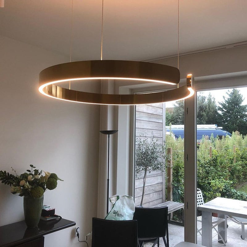 Edge Circle Pendant Light, LED, 4 Color Dining Room - Lumpaz