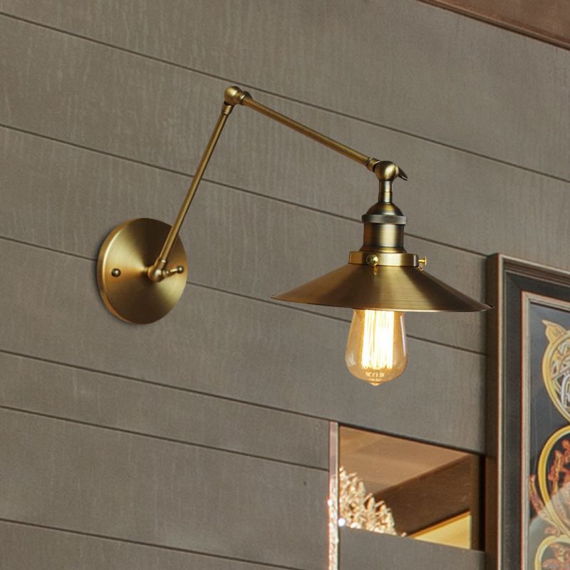Alessio Vintage Adjustable Wall Lamp, Bedroom - Lumpaz