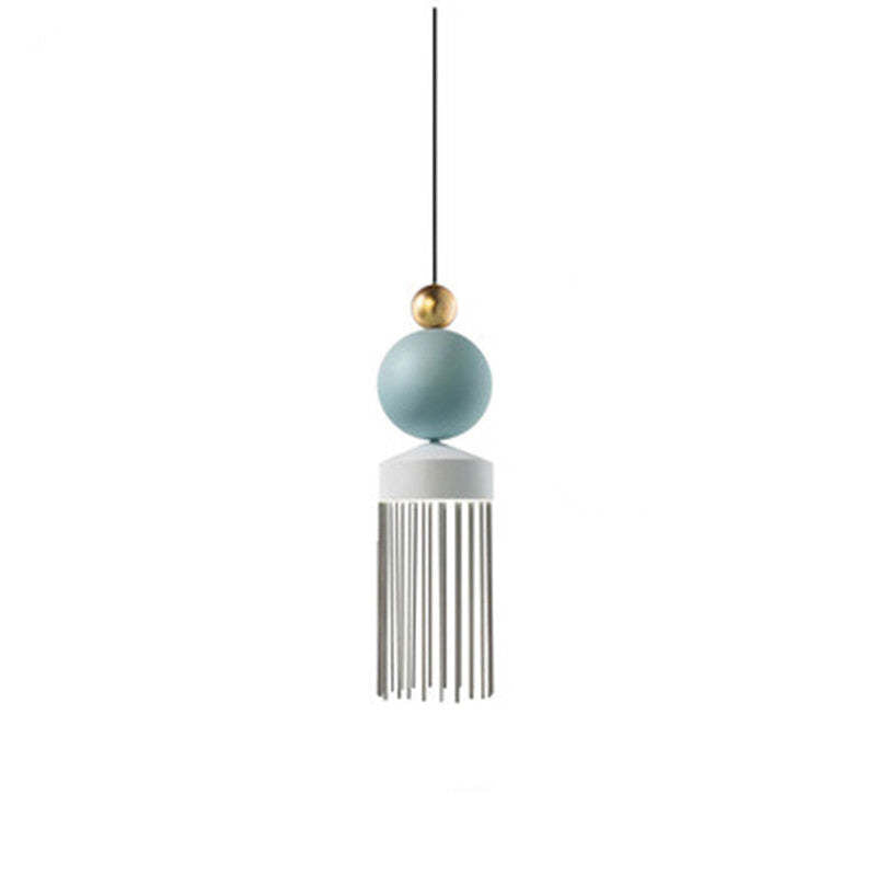 Colon Modern Tassel Metal Pendant Light - Lumpaz