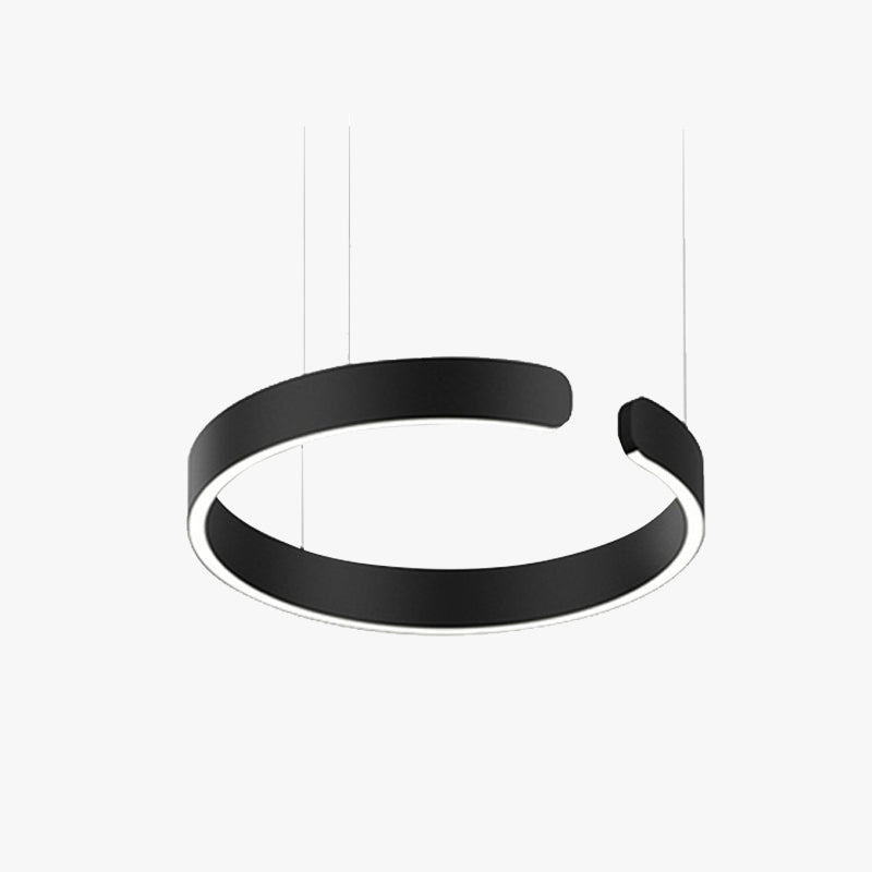 Edge Circle Pendant Light, LED, 4 Color Dining Room - Lumpaz
