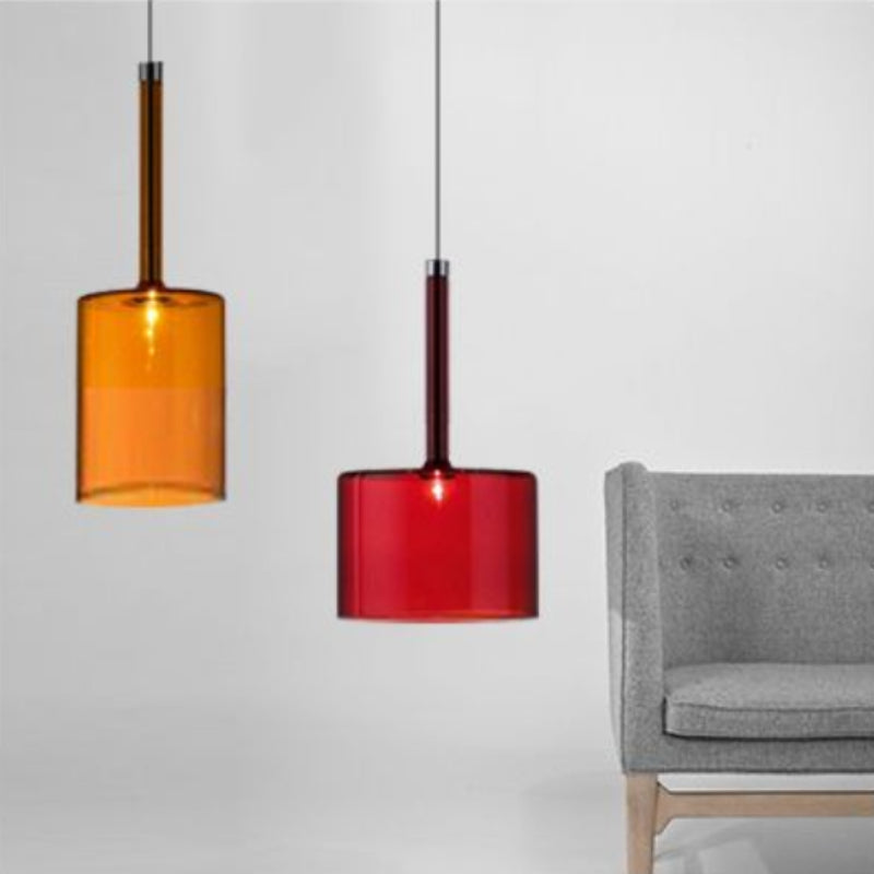 Hailie Minimalist Modern Glass LED Pendant Light 3 Style - Lumpaz