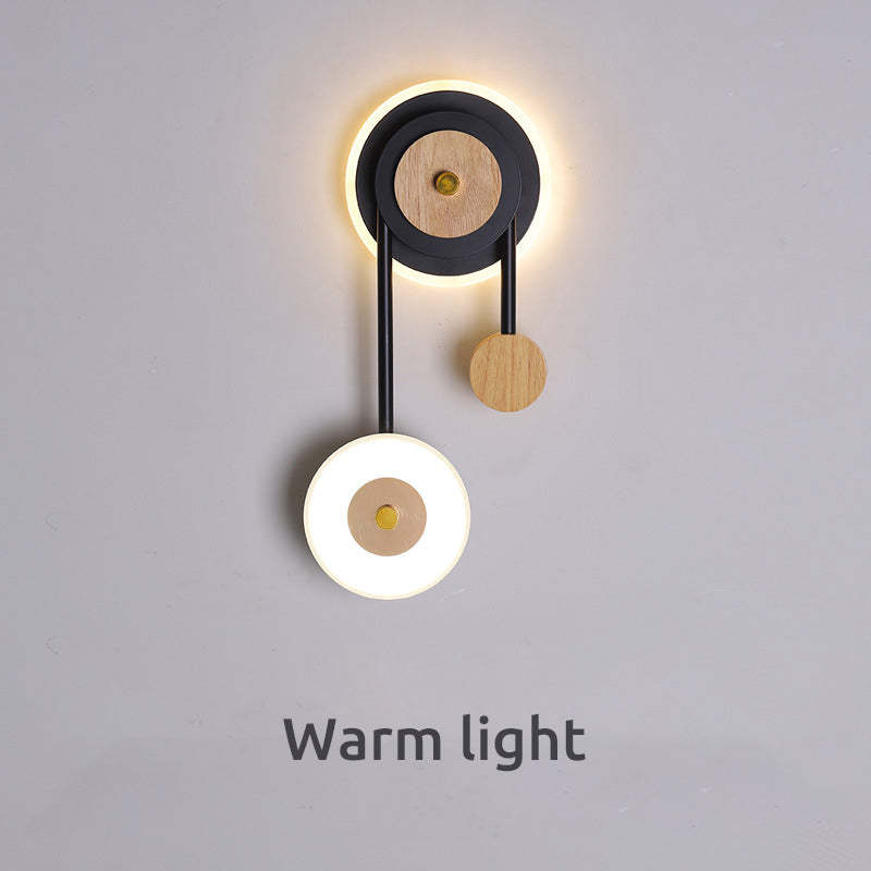 Nielsen 2 Light Decorative Wall Sconce Black, Wood - Lumpaz