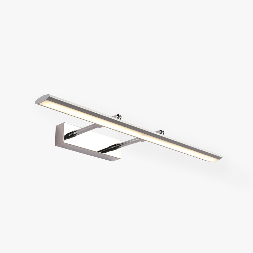 Leigh Modern Rectangular Wall Lamp,Black/Silver - Lumpaz
