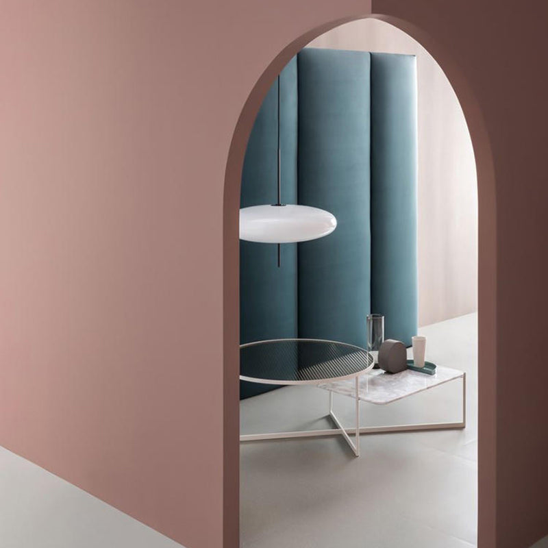 Leilani Nordic Modern Oval Single Pendant Light, White - Lumpaz