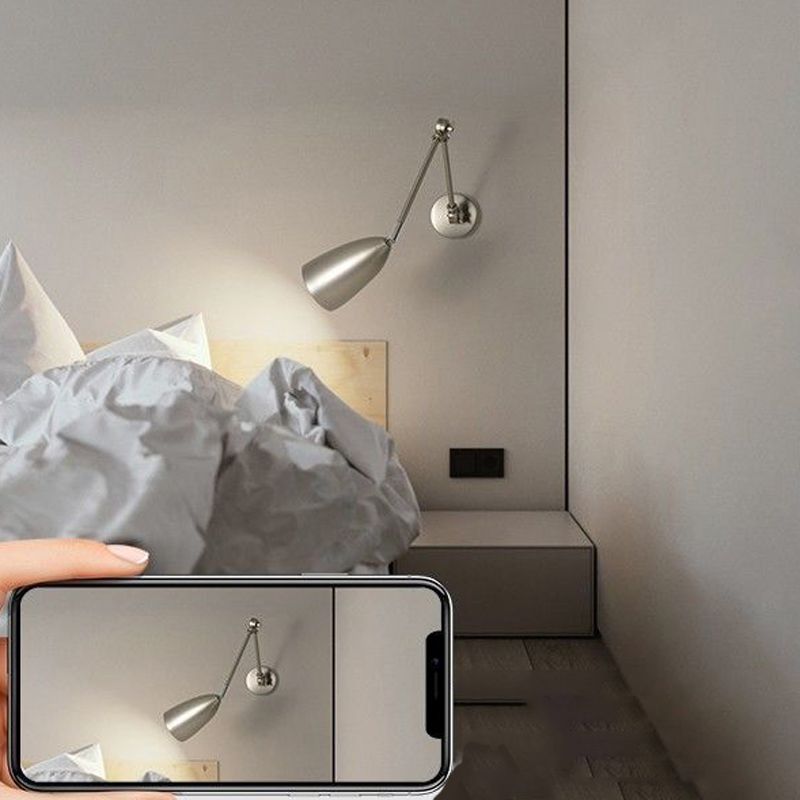 Brady Wall Lamp Minimalist/Modern, Adjustable Metal, 3 Color, Bedroom - Lumpaz