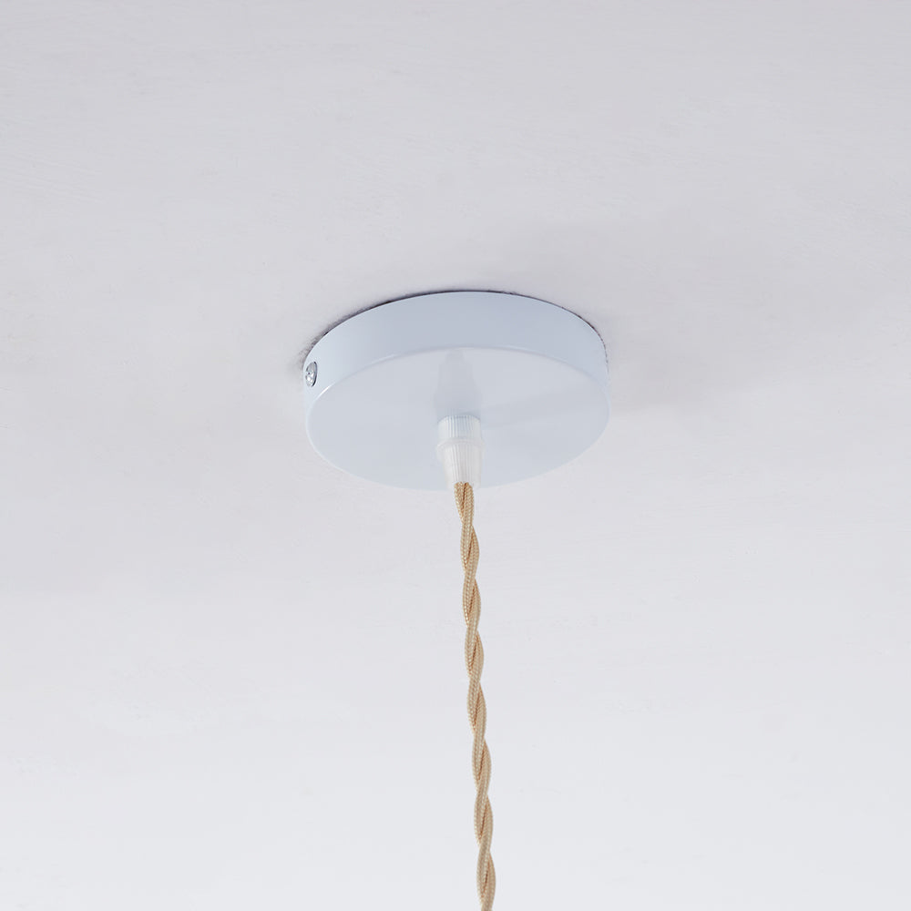 Muto Rustic Twine Pendant Light, Beige/Brown - Lumpaz