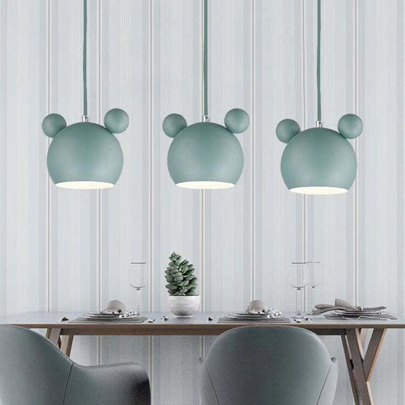 Morandi Modern Cartoon Beer Shape Metal Pendant Light, Multicolor - Lumpaz