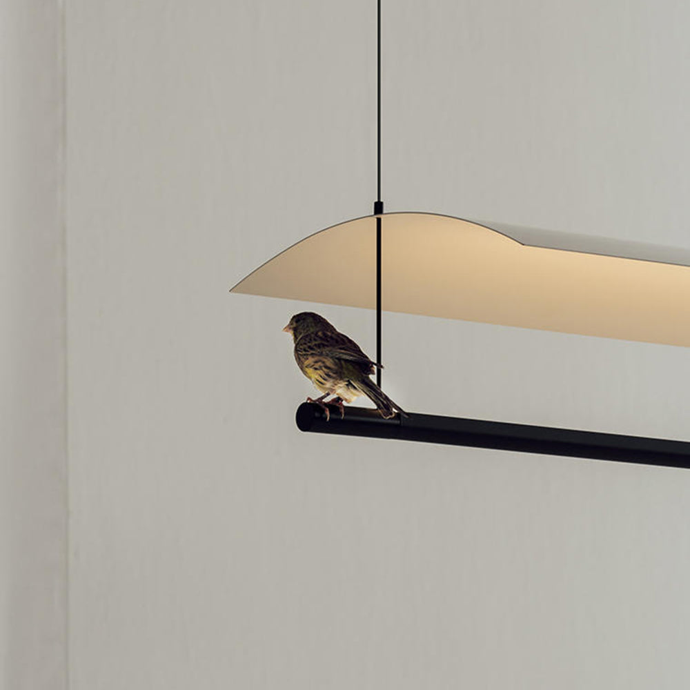 Edge Minimalist Linear Metal Pendant Light - Lumpaz