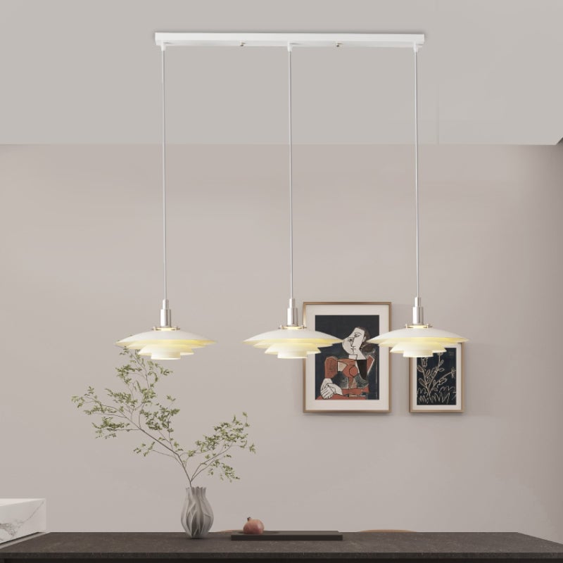 Carins Cluster White Nordic Pendant Light Living Room/Kitchen - Lumpaz