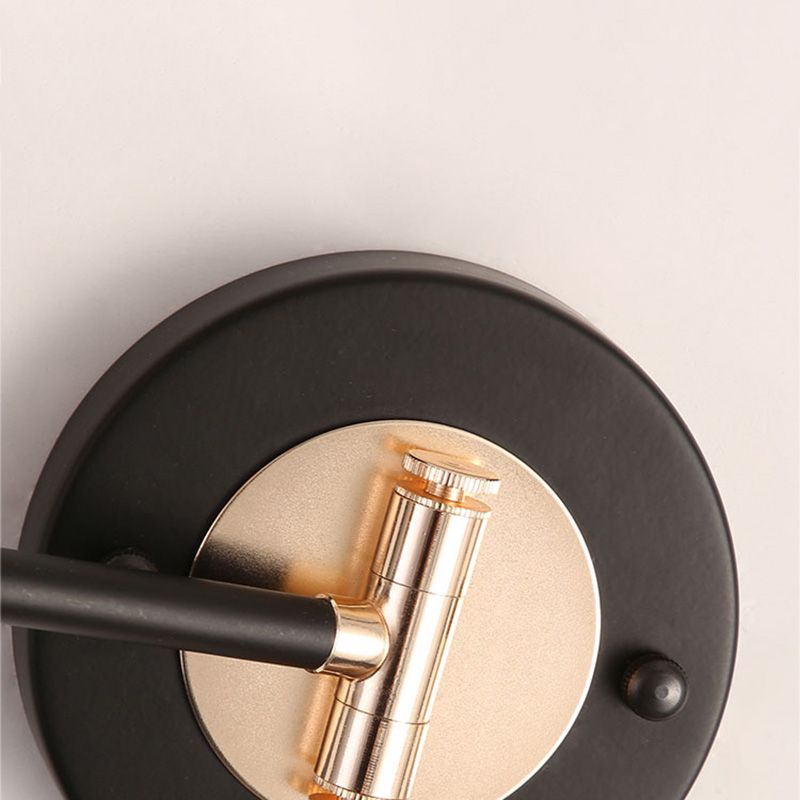 Carins Cone Shaped Adjustable Wall Lamp, Gold, Bedroom - Lumpaz